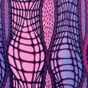 Aaron McTaggart - Crocodile Skin on pink linen (1m)