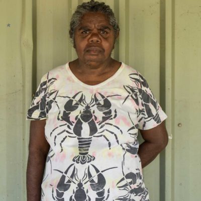 AnnCarmel Gilbert Merrepen Arts Aboriginal artist AnnCarmel Gilbert