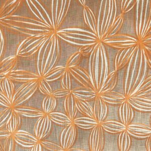 Bradley Bianamu - Wildflowers on pale apricot linen (1m)