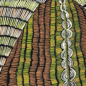 Kieren Karritpul - Baby Baskets on black linen (per 1m)