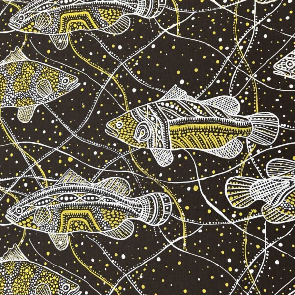 Kieren Karritpul - Barramundi on linen (1m)