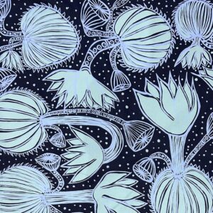 Nola Jimarin - Water Lilies on linen (1m)