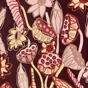 Patricia Marrfurra - Billabong on wine linen (per 1m)