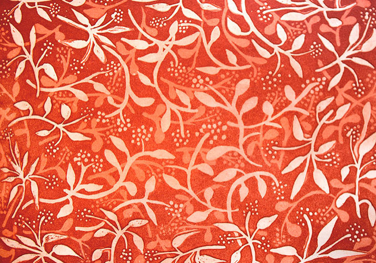 Merrepen Arts Aboriginal artist Christina Yambeing's botanical etching