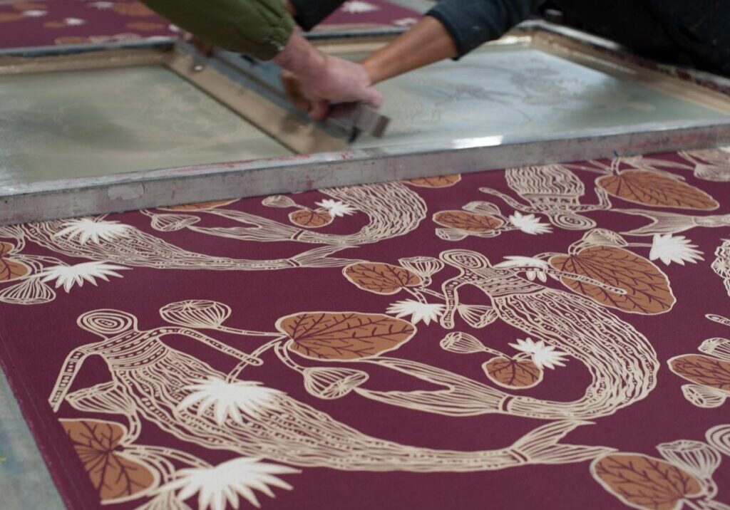 Mermaid warm-tones-on-burgundy-1 Mermaid warm-tones-on-burgundy-1