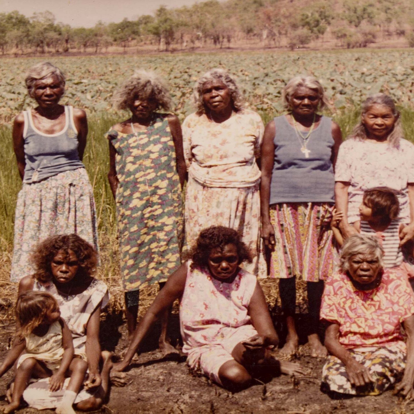 Group photo of the Aboriginal women who founded Merrepen Arts