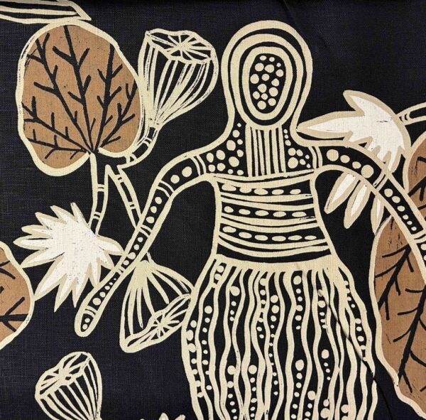 Kieren Karritpul - Mermaids on black linen (1m)