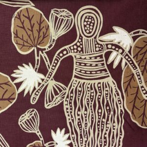 Kieren Karritpul - Mermaids on wine linen (1m)