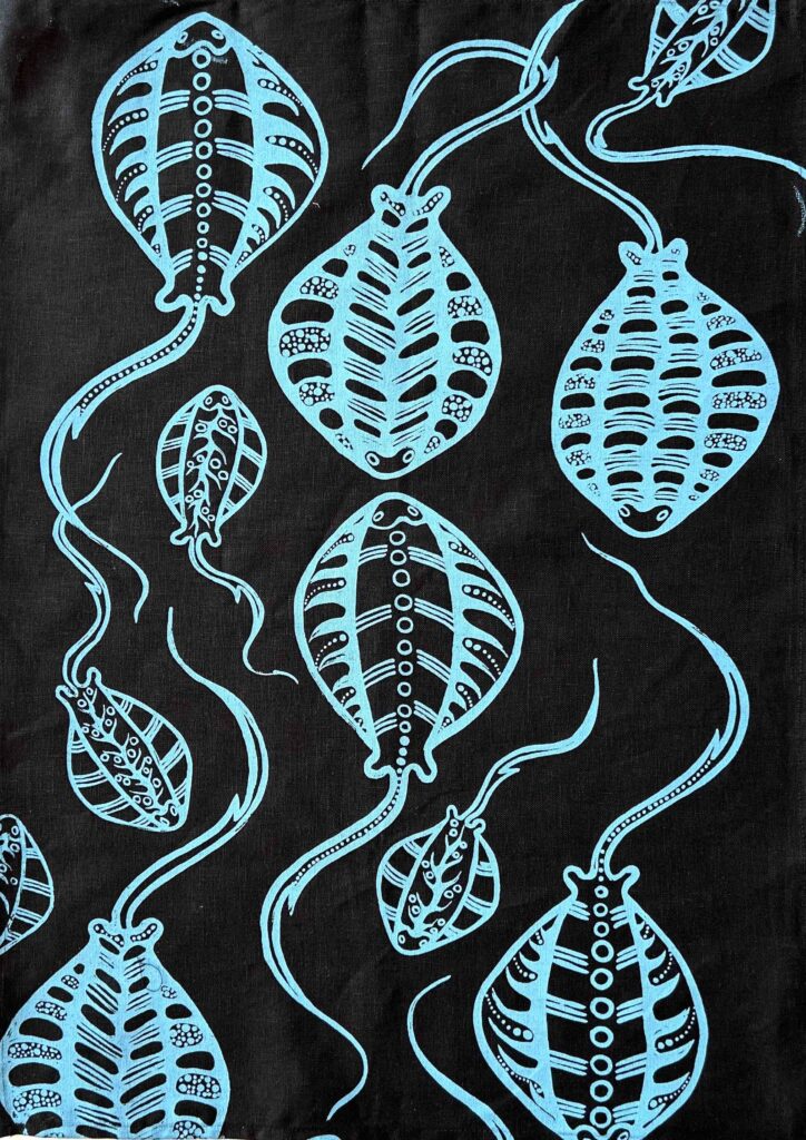 Tea Towel - Gracie Kumbi Stingrays